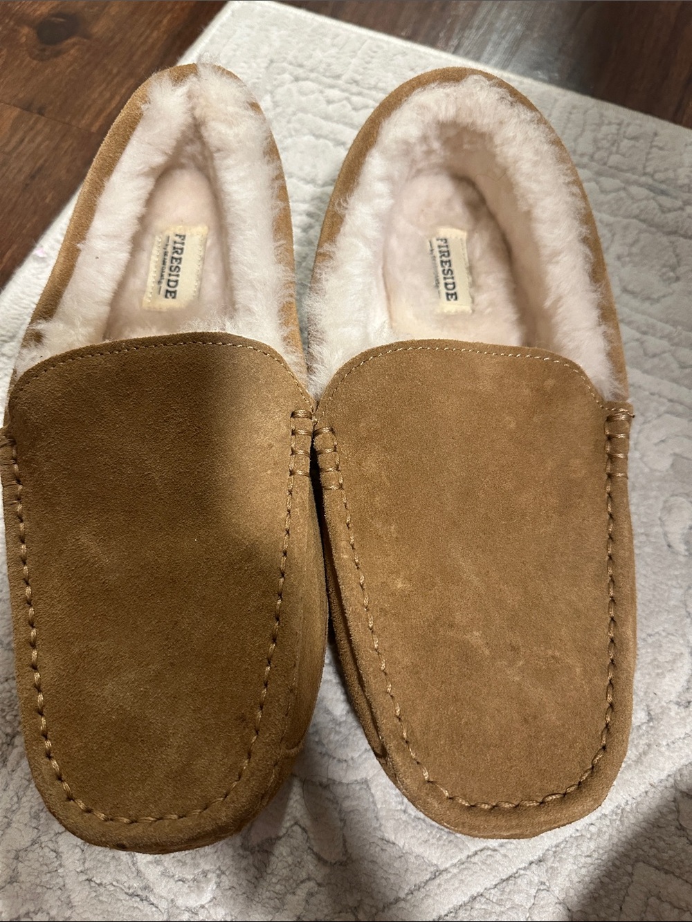 Fireside by Dearfoams Rubber Sole (Brown) 11 wide